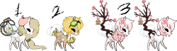 Size: 458x132 | Tagged: safe, artist:ad-opt, oc, oc only, oc:airy, species:earth pony, species:pony, adoptable, augmented tail, flower, goggles, plant pony, simple background, transparent background