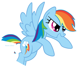 Size: 1327x1196 | Tagged: safe, artist:mlpazureglow, character:rainbow dash, simple background, transparent background, vector
