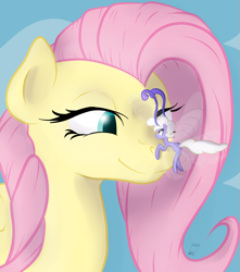 Size: 839x947 | Tagged: safe, artist:blastdown, character:fluttershy, species:breezies, episode:it ain't easy being breezies, g4, my little pony: friendship is magic
