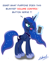 Size: 1280x1536 | Tagged: safe, artist:edvedd, character:princess luna, female, solo, traditional royal canterlot voice