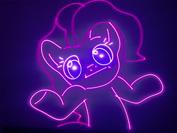 Size: 4000x3000 | Tagged: safe, artist:laserpon3, character:pinkie pie, female, laser, photo, solo