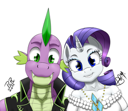 Size: 1280x1113 | Tagged: safe, artist:pabloracer, artist:pia-sama, character:rarity, character:spike, species:anthro, comic:rogue diamond, ship:sparity, explicit series, female, male, shipping, straight
