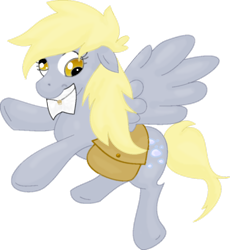 Size: 932x1012 | Tagged: safe, artist:twitchy-tremor, character:derpy hooves, species:pegasus, species:pony, female, mare, solo