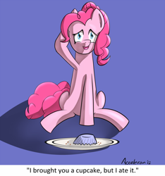 Size: 990x1056 | Tagged: safe, artist:acceleron, character:pinkie pie, species:earth pony, species:pony, female, solo