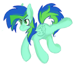 Size: 578x504 | Tagged: safe, artist:trippiehippie, oc, oc only, species:pegasus, species:pony, colored, colt, male