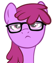 Size: 2000x2409 | Tagged: safe, artist:draikjack, character:berry punch, character:berryshine, glasses, high res, simple background, transparent background, vector