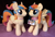 Size: 1078x742 | Tagged: safe, artist:equestriaplush, oc, oc only, oc:golden gates, species:pegasus, species:pony, babscon, babscon mascots, folded wings, freckles, irl, multicolored hair, photo, plushie, spread wings, wings