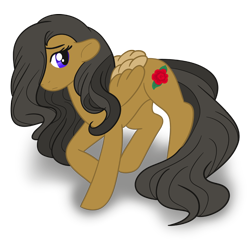 Size: 800x767 | Tagged: safe, artist:akuoreo, oc, oc only, oc:ebony, species:pegasus, species:pony, fanfic:a voice among the strangers, simple background, solo, transparent background, vector