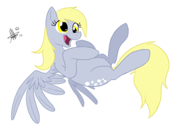 Size: 974x715 | Tagged: safe, artist:thepipefox, character:derpy hooves, species:pegasus, species:pony, female, mare, solo