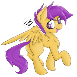 Size: 1500x1500 | Tagged: safe, artist:billysan727, character:scootaloo, female, open mouth, plot, solo