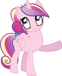 Size: 7398x9007 | Tagged: safe, artist:rainbowplasma, character:princess cadance, absurd resolution, female, filly cadance, oh you, simple background, solo, transparent background, vector