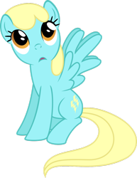 Size: 900x1163 | Tagged: safe, artist:silvervectors, character:sassaflash, species:pegasus, species:pony, background pony, female, looking up, mare, simple background, sitting, solo, transparent background, vector