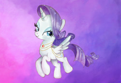 Size: 1200x820 | Tagged: safe, artist:kyle23emma, character:rarity, species:alicorn, species:pony, alicornified, fabulous, female, necklace, race swap, raricorn, solo, sparkly mane
