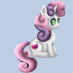 Size: 1250x1250 | Tagged: safe, artist:king-sombrero, character:sweetie belle, cutie mark, female, solo, the cmc's cutie marks
