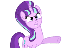 Size: 498x324 | Tagged: safe, artist:hannaspeert123, character:starlight glimmer, antagonist, female, simple background, solo, transparent background