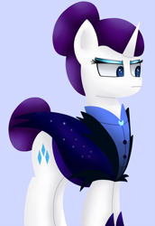 Size: 1000x1450 | Tagged: safe, artist:king-sombrero, character:rarity, episode:the cutie re-mark, female, night maid rarity, solo