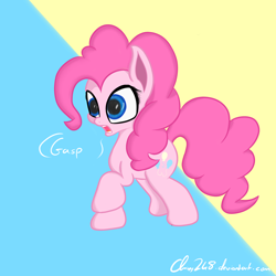 Size: 3000x3000 | Tagged: safe, artist:chrispy248, character:pinkie pie, female, gasp, solo