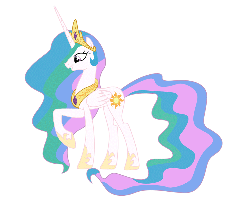 Size: 797x687 | Tagged: safe, artist:n238900, part of a set, character:princess celestia, character:princess luna, species:alicorn, species:pony, accessory swap, animated, body swap, bucket, character to character, clothes swap, clothing, costume, cutie mark swap, disguise, hair dye, hair styling, levitation, magic, makeup, paint, paintbrush, painting characters, palette swap, pony to pony, recolor, role reversal, shrinking, simple background, solo, telekinesis, this explains everything, transformation, vector, white background