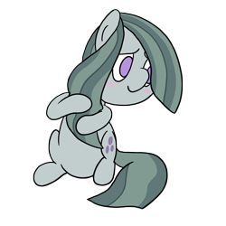 Size: 3000x3000 | Tagged: safe, artist:geonine, character:marble pie, cute, female, shy, solo