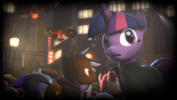 Size: 1920x1080 | Tagged: safe, artist:neondion60, character:twilight sparkle, 3d, drone, source filmmaker