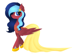 Size: 4816x3512 | Tagged: safe, artist:skajcia, oc, oc only, species:pegasus, species:pony, clothing, dress, pegasus oc, solo, wings