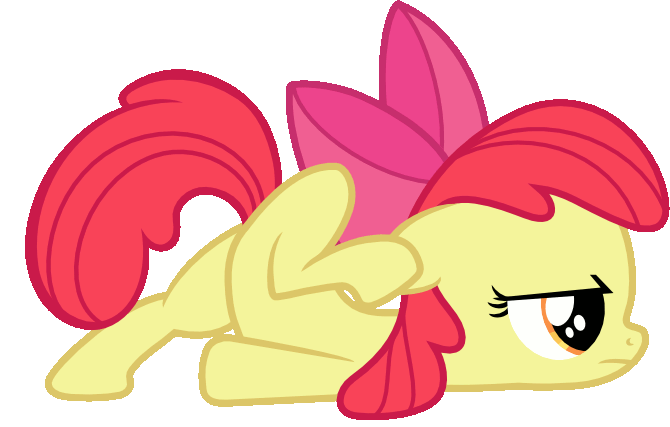 Size: 670x427 | Tagged: safe, artist:crunchnugget, character:apple bloom, adorabloom, animated, blinking, bored, cute, female, scootie belle, simple background, solo, transparent background