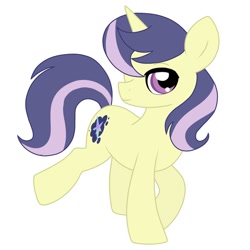 Size: 894x894 | Tagged: safe, artist:mississippikite, oc, oc only, oc:light ray, parent:comet tail, parent:twilight sparkle, parents:cometlight, offspring, simple background, solo, white background