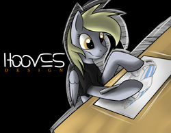 Size: 1800x1400 | Tagged: safe, artist:kyroking, character:derpy hooves, species:pegasus, species:pony, car, crossover, drawing, female, mare, overhaulin