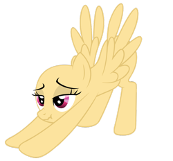 Size: 900x835 | Tagged: safe, artist:luckysmores, species:pegasus, species:pony, exploitable meme, iwtcird, scrunchy face, stretching, template