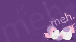 Size: 1920x1080 | Tagged: safe, artist:techrainbow, character:sweetie belle, female, meh, minimalist, paint splatter, solo, vector, wallpaper
