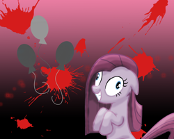 Size: 1280x1024 | Tagged: safe, artist:togekisspika35, character:pinkamena diane pie, character:pinkie pie, contemplating insanity, female, solo, wallpaper