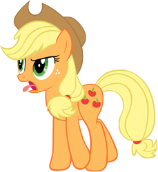 Size: 7500x8201 | Tagged: safe, artist:richhap, character:applejack, episode:the mysterious mare do well, g4, my little pony: friendship is magic, absurd resolution, female, simple background, solo, transparent background, vector