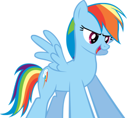 Size: 6000x5594 | Tagged: safe, artist:richhap, character:rainbow dash, absurd resolution, female, simple background, solo, transparent background, vector
