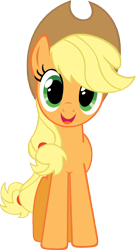 Size: 6000x10999 | Tagged: safe, artist:richhap, character:applejack, absurd resolution, cute, female, jackabetes, simple background, solo, transparent background, vector