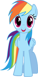 Size: 5000x10065 | Tagged: safe, artist:richhap, character:rainbow dash, absurd resolution, cute, female, simple background, solo, transparent background, vector