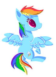 Size: 1059x1449 | Tagged: safe, artist:paintrolleire, character:rainbow dash, species:pegasus, species:pony, female, mare, open mouth, simple background, smiling, solo, spread wings, transparent background, wings