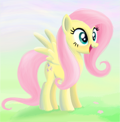 Size: 333x339 | Tagged: safe, artist:tgolyi, character:fluttershy, female, happy, solo, svg, vector