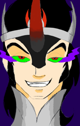 Size: 900x1415 | Tagged: safe, artist:darthcraftus, character:king sombra, species:human, spoiler:s03, humanized, male, solo