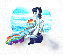 Size: 4112x3584 | Tagged: safe, artist:moonlightprincess002, character:rainbow dash, character:soarin', species:pony, ship:soarindash, absurd resolution, male, pairings, shipping, simple background, straight, transparent background