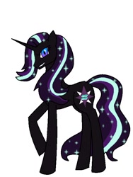 Size: 540x720 | Tagged: safe, artist:hayley566, character:starlight glimmer, species:pony, species:unicorn, female, nightmare, nightmare starlight, nightmarified, simple background, solo, white background