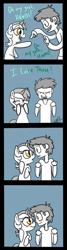 Size: 400x1500 | Tagged: safe, artist:palenarrator, character:lyra heartstrings, species:human, comic, female, hand, human fetish, humie, male, palindrome get, shipping, straight, that pony sure does love hands