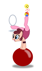 Size: 1171x1946 | Tagged: safe, artist:firefall-mlp, oc, oc only, oc:marionette, species:pony, backbend, clothing, contortionist, flexible, leotard, solo
