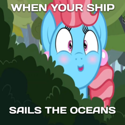 Size: 612x612 | Tagged: safe, artist:moonlightprincess002, edit, edited screencap, screencap, character:cup cake, species:pony, episode:the perfect pear, g4, my little pony: friendship is magic, chiffon swirl, cropped, female, implied shipping, meme, solo