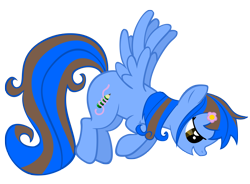 Size: 3000x2209 | Tagged: safe, artist:are-you-jealous, species:pegasus, species:pony, female, high res, mare, o:twisty loops, simple background, solo, transparent background