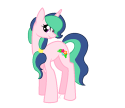 Size: 622x538 | Tagged: safe, artist:ficklepickle9421, oc, oc only, oc:princess hibiscus glow, parent:good king sombra, parent:king sombra, parent:princess celestia, parents:celestibra, offspring, solo