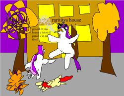 Size: 1617x1249 | Tagged: safe, artist:jacobfoolson, character:apple bloom, character:rarity, character:scootaloo, character:sweetie belle, 1000 hours in ms paint, abuse, angry, applebuse, cigarette, scootabuse, smoking, sweetiebuse