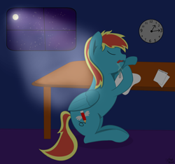 Size: 2912x2728 | Tagged: safe, artist:flamelight-dash, oc, oc only, oc:flamelight dash, male, night, simple background, sleeping, solo