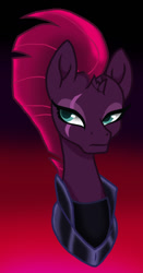 Size: 623x1188 | Tagged: safe, artist:bleedingwings12, character:tempest shadow, species:pony, species:unicorn, my little pony: the movie (2017), broken horn, eye scar, female, mare, scar, solo