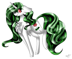 Size: 4611x3776 | Tagged: safe, artist:cat-chai, oc, oc only, oc:rose, species:pony, species:unicorn, chest fluff, female, high res, mare, simple background, solo, transparent background