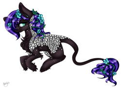 Size: 5000x3629 | Tagged: safe, artist:cat-chai, oc, oc only, oc:remedy, species:pony, female, high res, original species, simple background, solo, transparent background